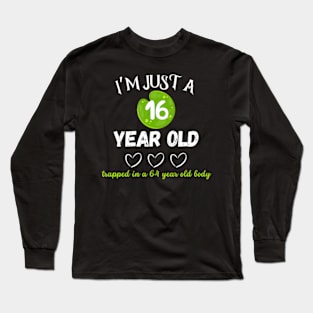 Leap Year Birthday Finally 16 in 2024 Long Sleeve T-Shirt